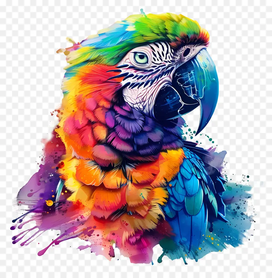 Птица，радужный попугай PNG