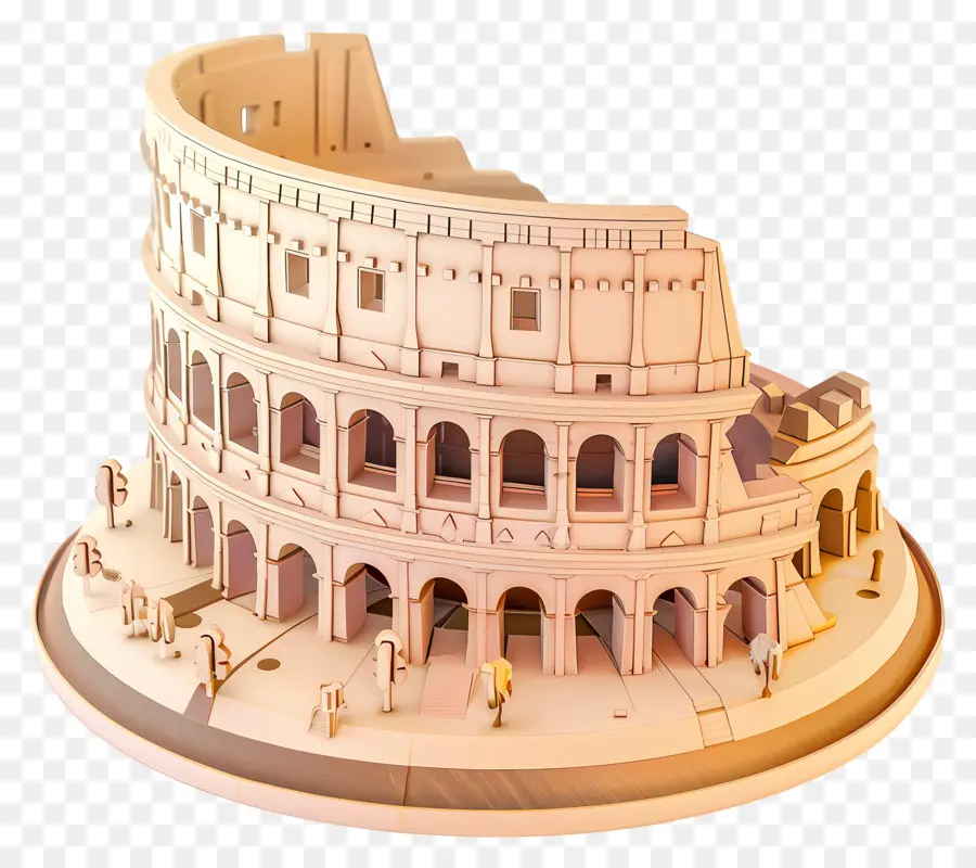 Италия Колизей，Модель Colosseum PNG