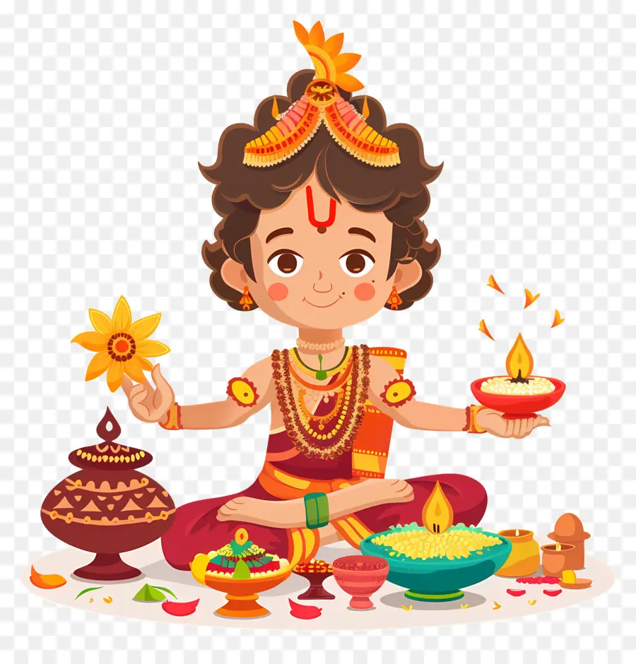 индуистский Новый год，индуистская богиня PNG