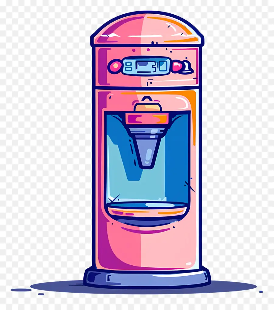 охладитель воды，Винтажный холодильник PNG