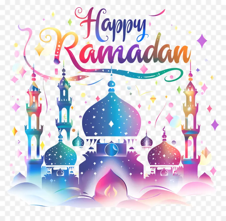 счастливые Рамадан，Мечеть PNG