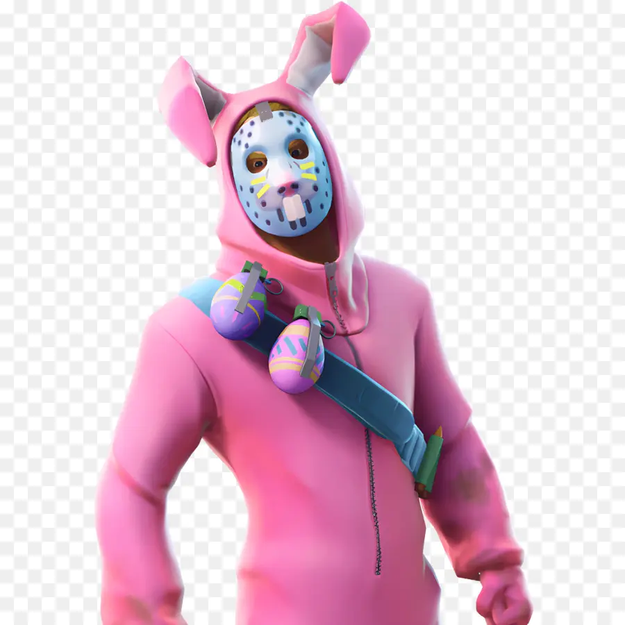 Кролик Маска，розовый костюм PNG