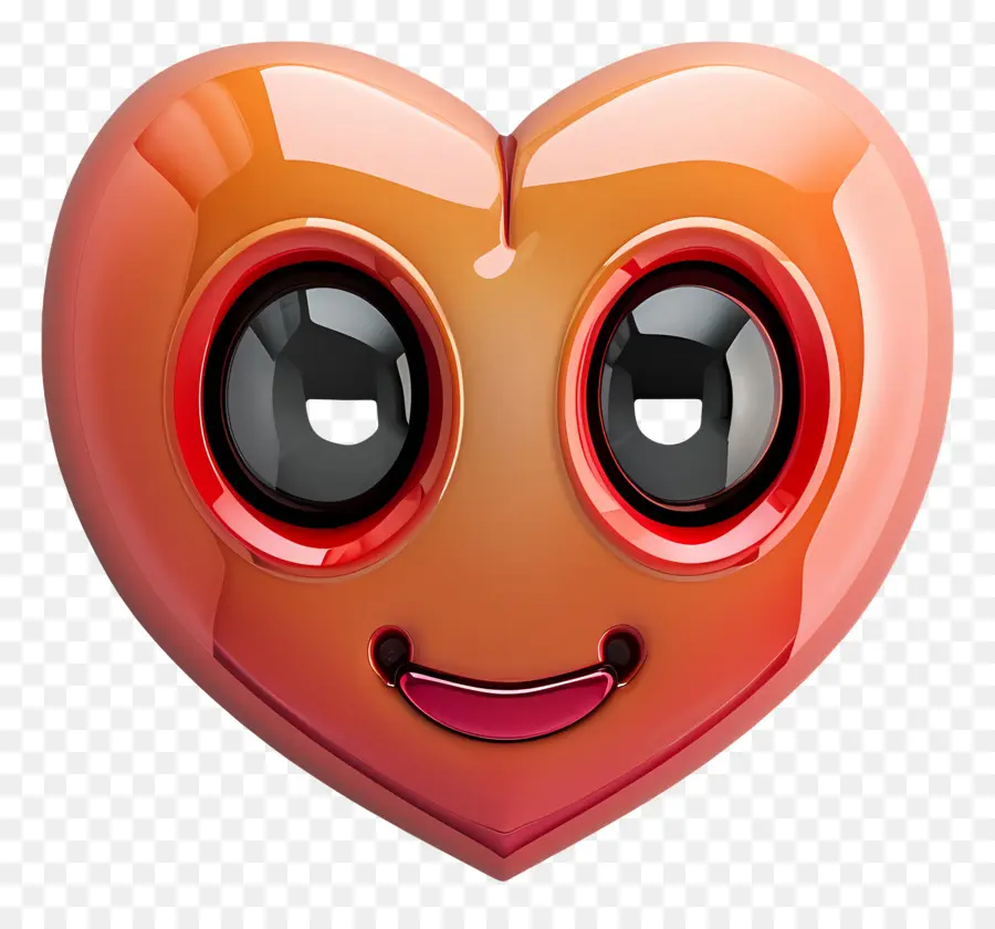 Смайлики，сердце Emoji PNG