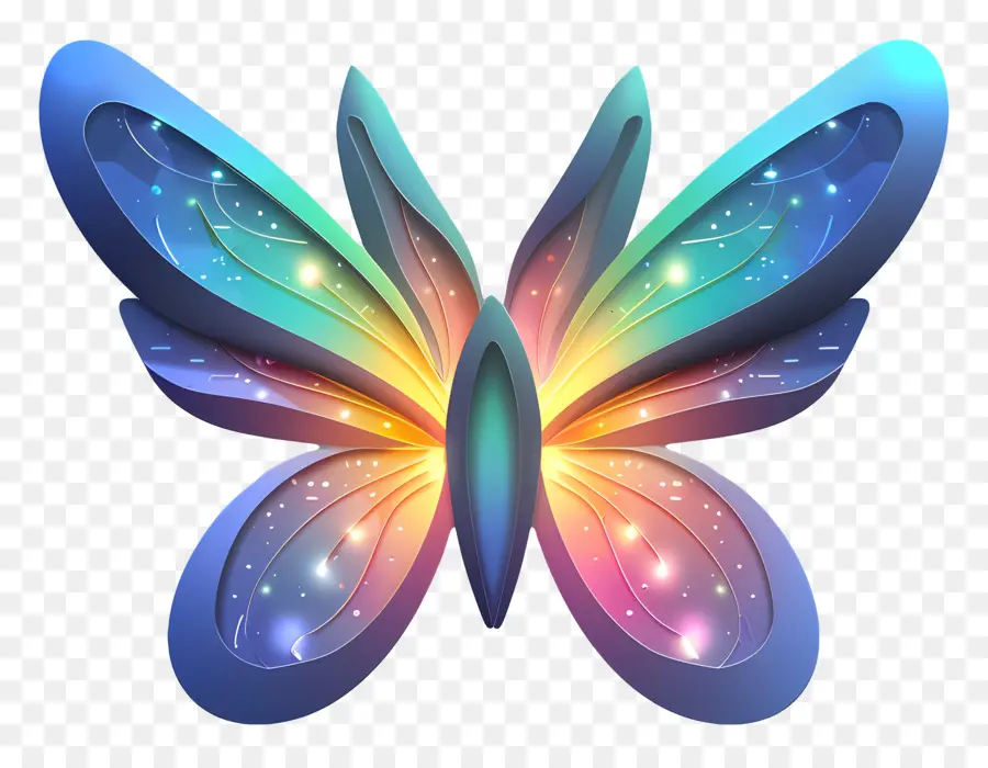 красочные бабочки，Яркие крылья PNG