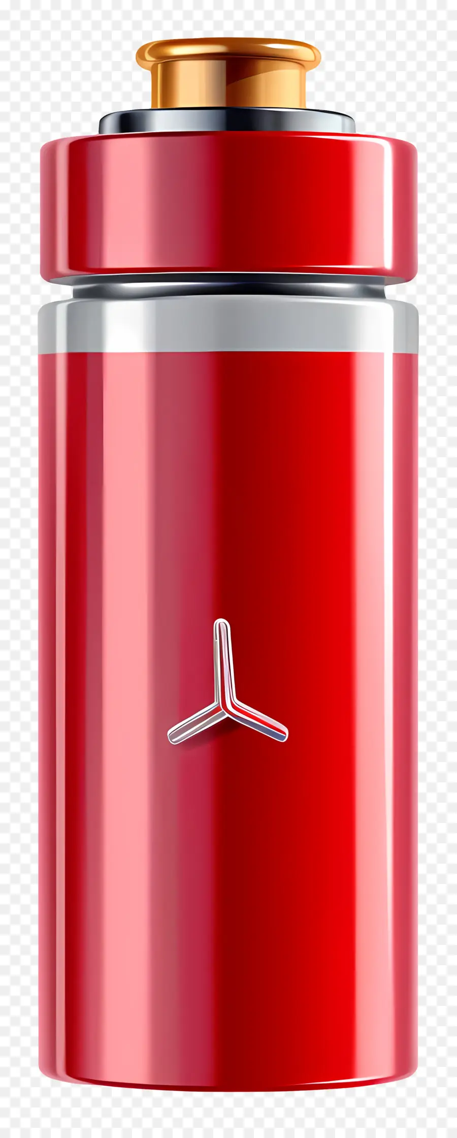 Аккумулятор，Красный цилиндрический контейнер PNG