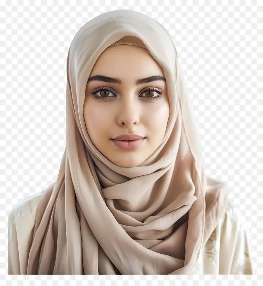 Мусульманская женщина，Хиджаб PNG