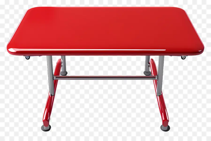 Красная классная комната，красный стол PNG