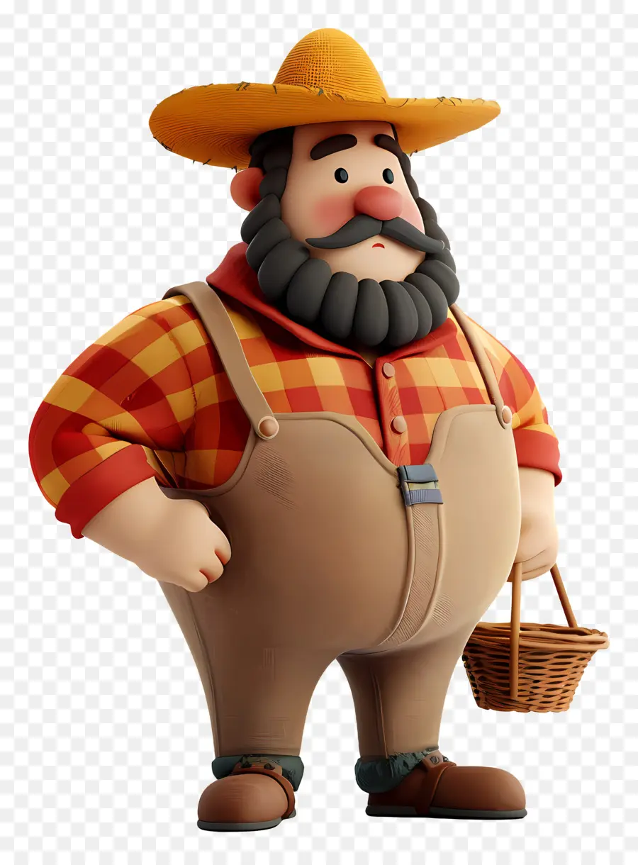 фермер，персонажа из мультфильма PNG
