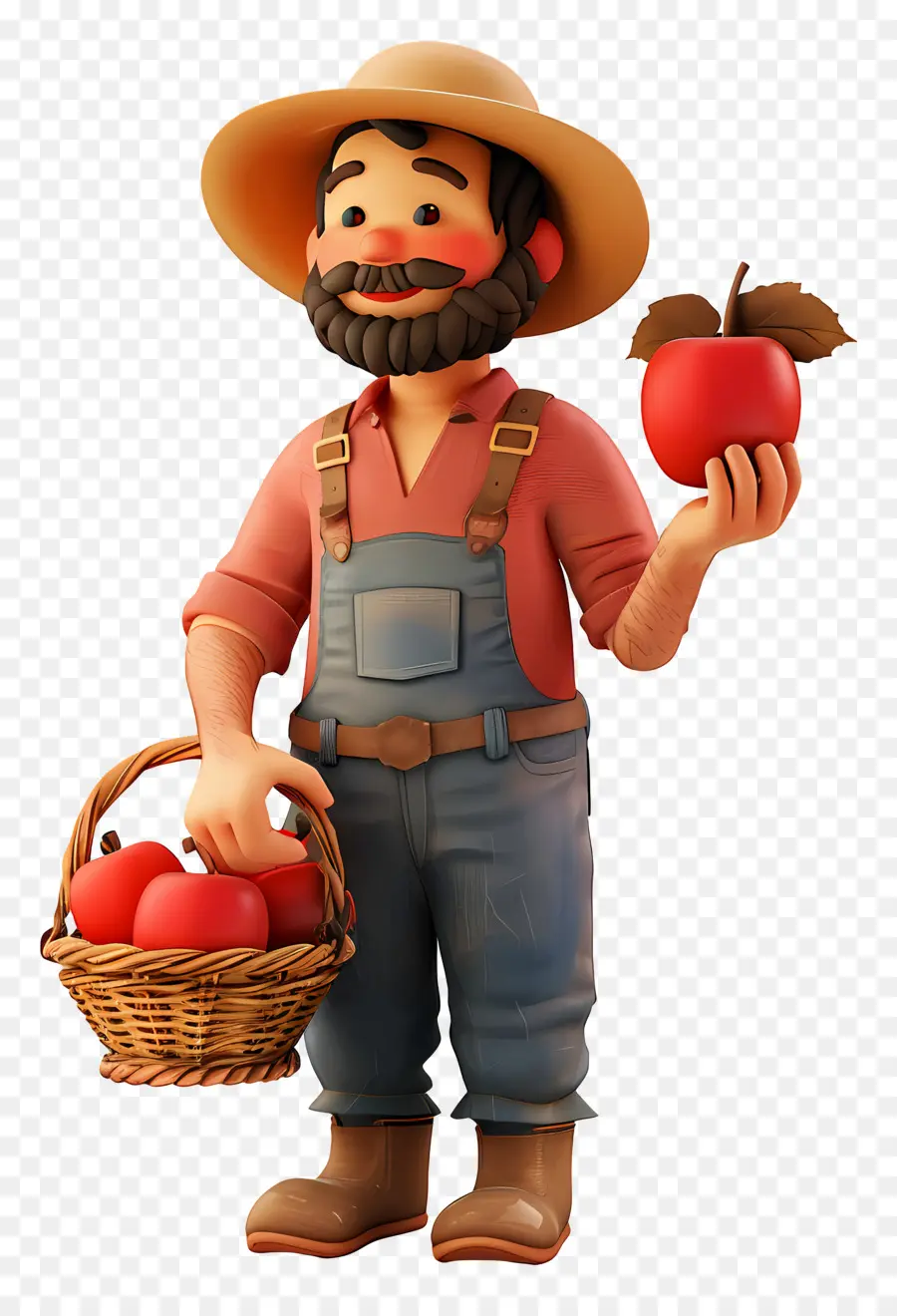 фермер，яблочный фермер PNG