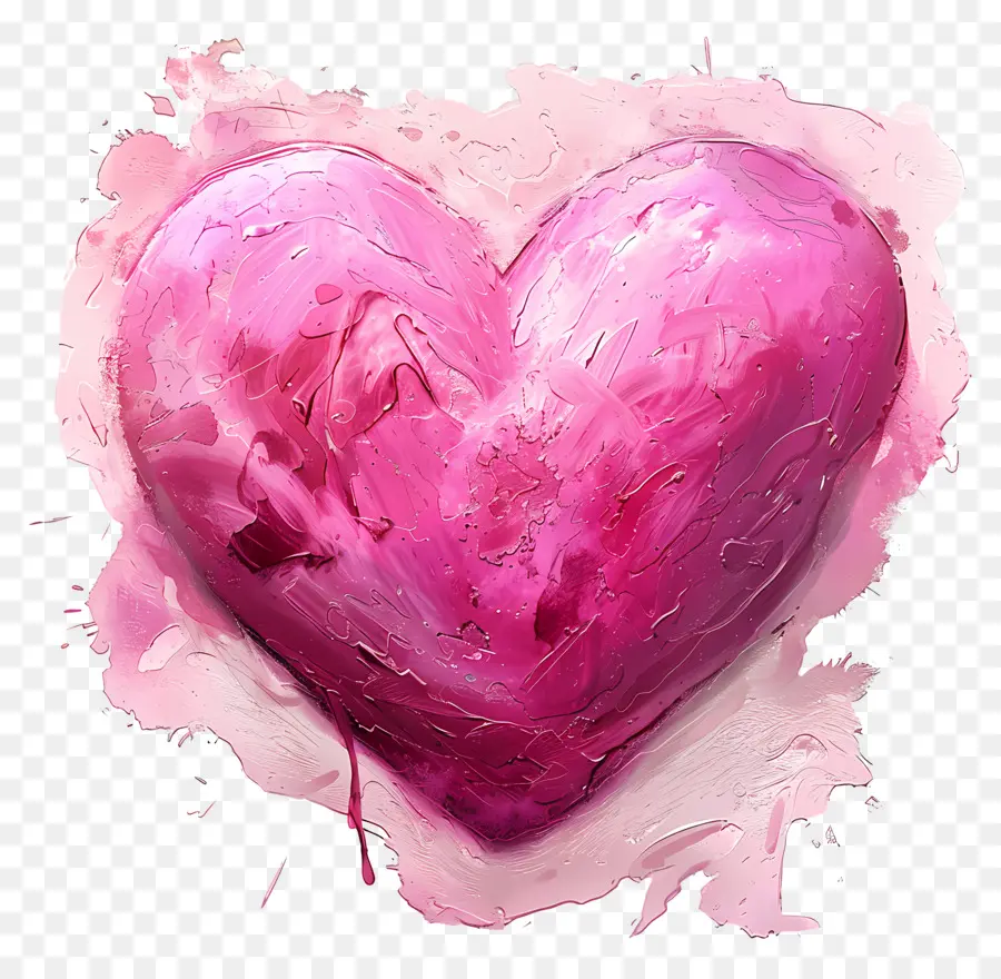 розовое сердце，сердце PNG