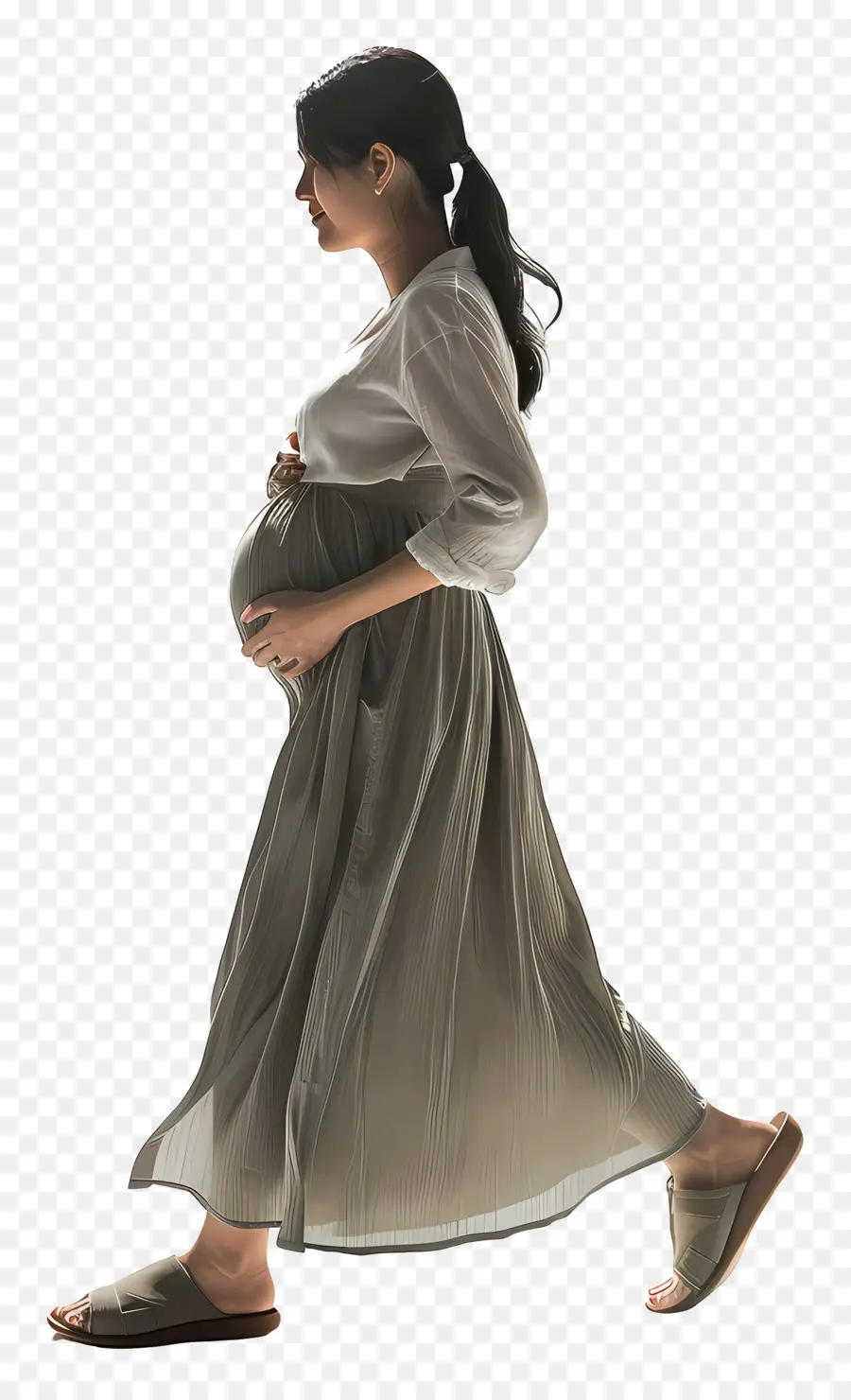 беременная женщина，Женщина PNG