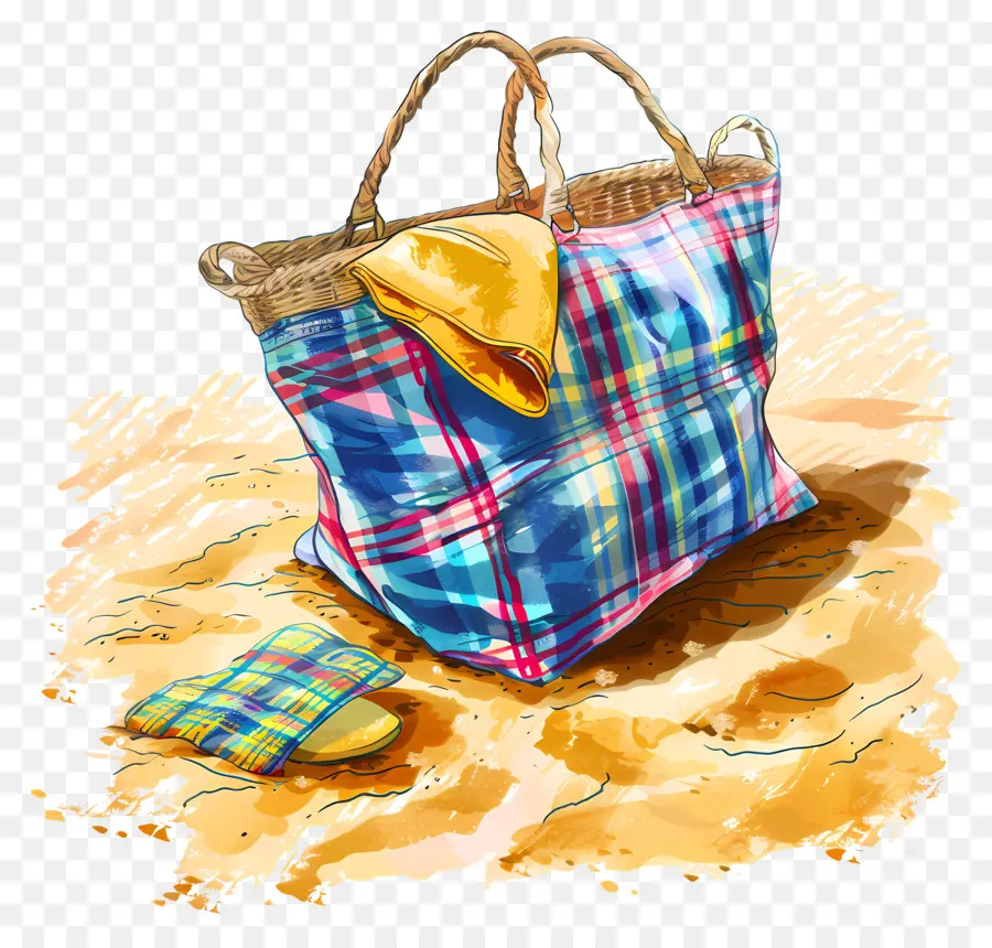 пляжная сумка，Мешок Tote PNG
