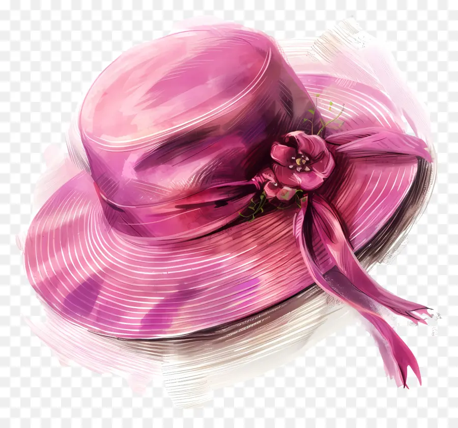 Солнце шляпа，розовый шляпа PNG