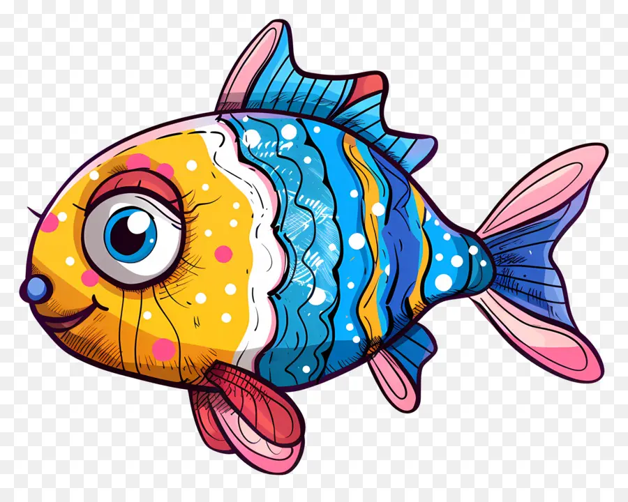 симпатичные рыбы，мультфильм рыбы PNG
