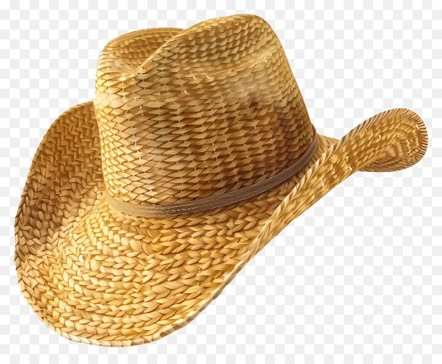 соломенная солнцезащитная шляпа，Ковбойская шляпа PNG