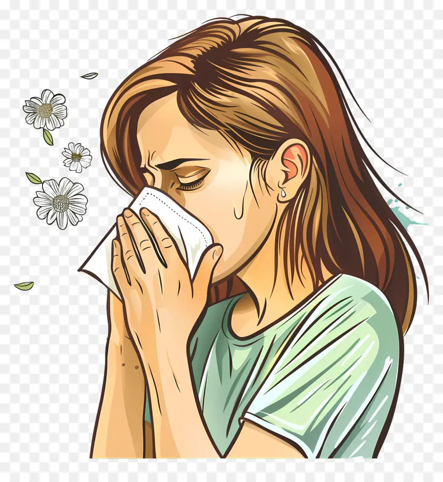 Аллергия，холодная PNG
