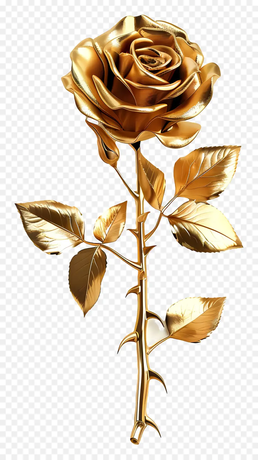 Золотая Роза，Блум PNG
