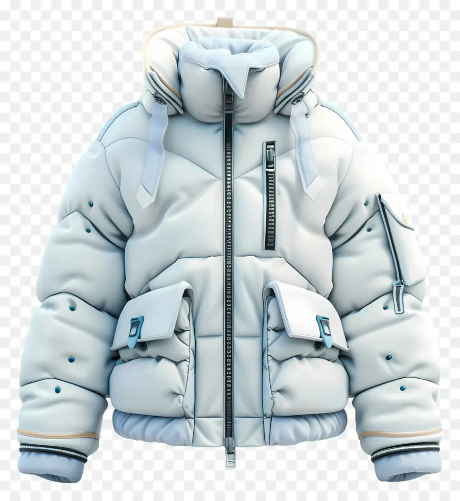 зимняя куртка，Белая куртка PNG