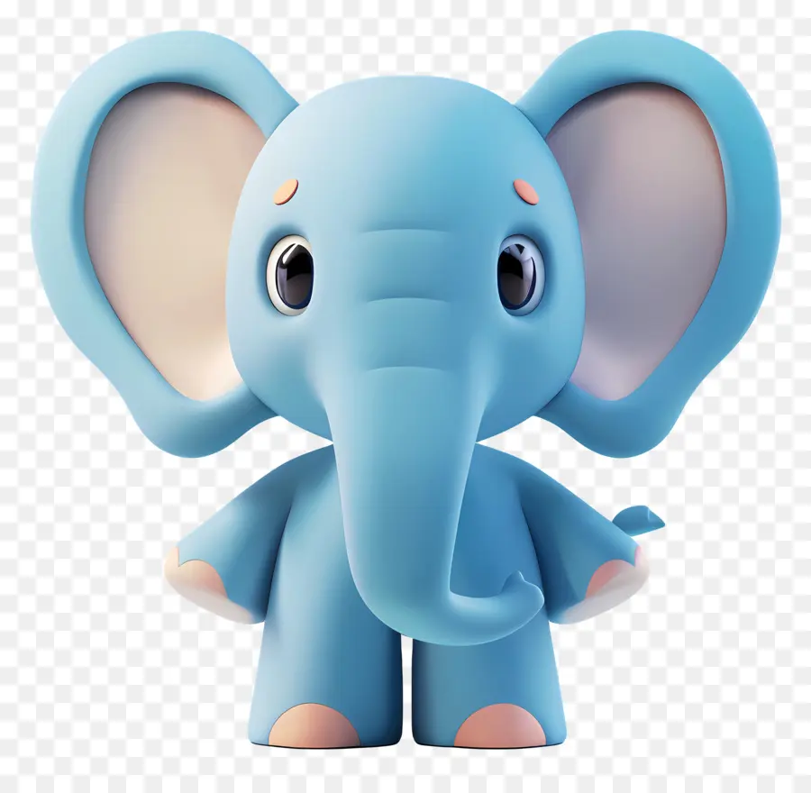 Слон，Синий Слон PNG