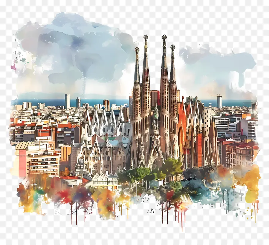 Барселоны，Barcelona Cathedral PNG