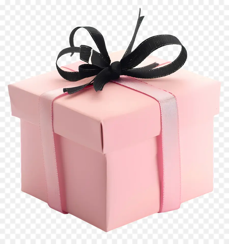 подарочная коробка，розовый PNG