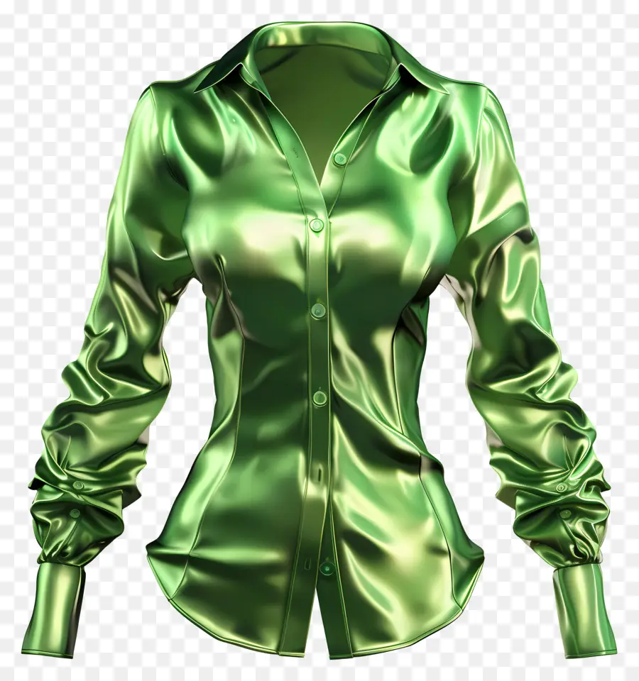 формальные рубашка，зеленая рубашка PNG