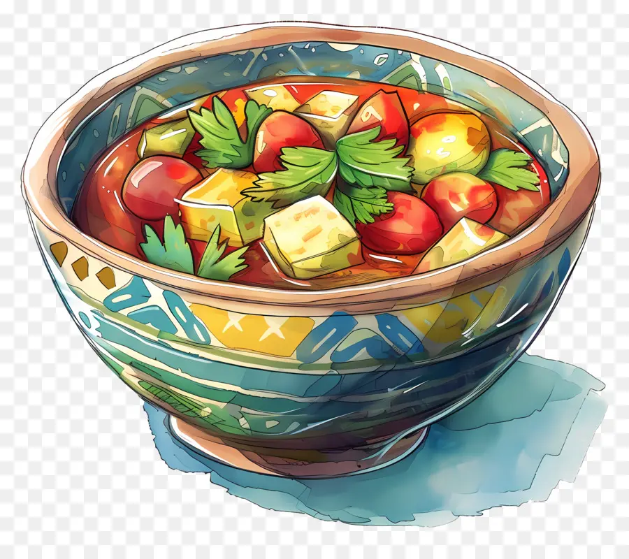 ТАКАКА СУПА，Овощной суп PNG