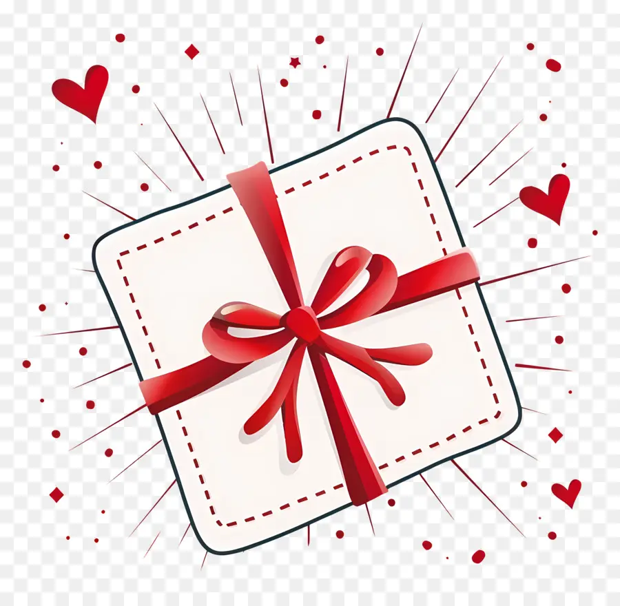 подарочная коробка，Valentines Day PNG
