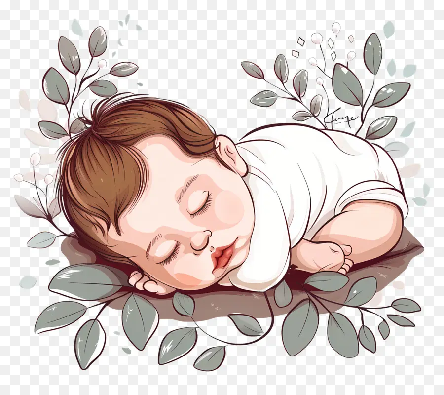 новорожденный，спящего ребенка PNG