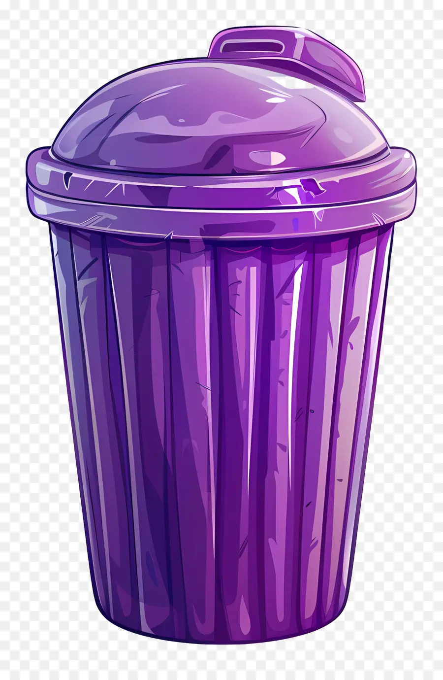 мусорный бак，фиолетовые отходы PNG