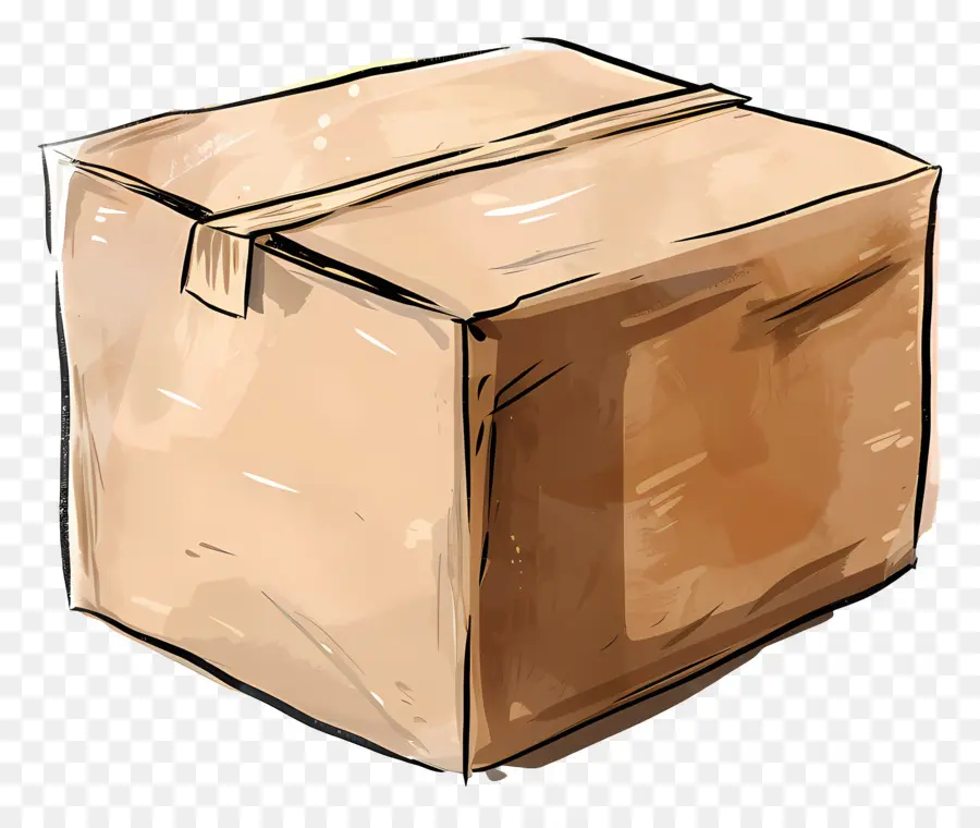 картонная коробка，упаковочный материал PNG