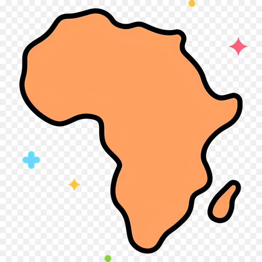 Карта Африки，Африка PNG