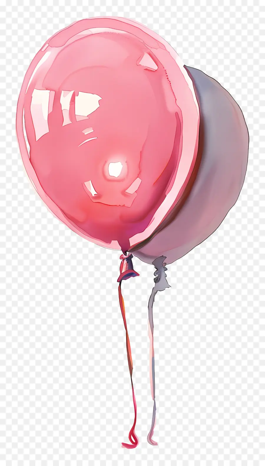 Pink Balloon，воздушные шары PNG