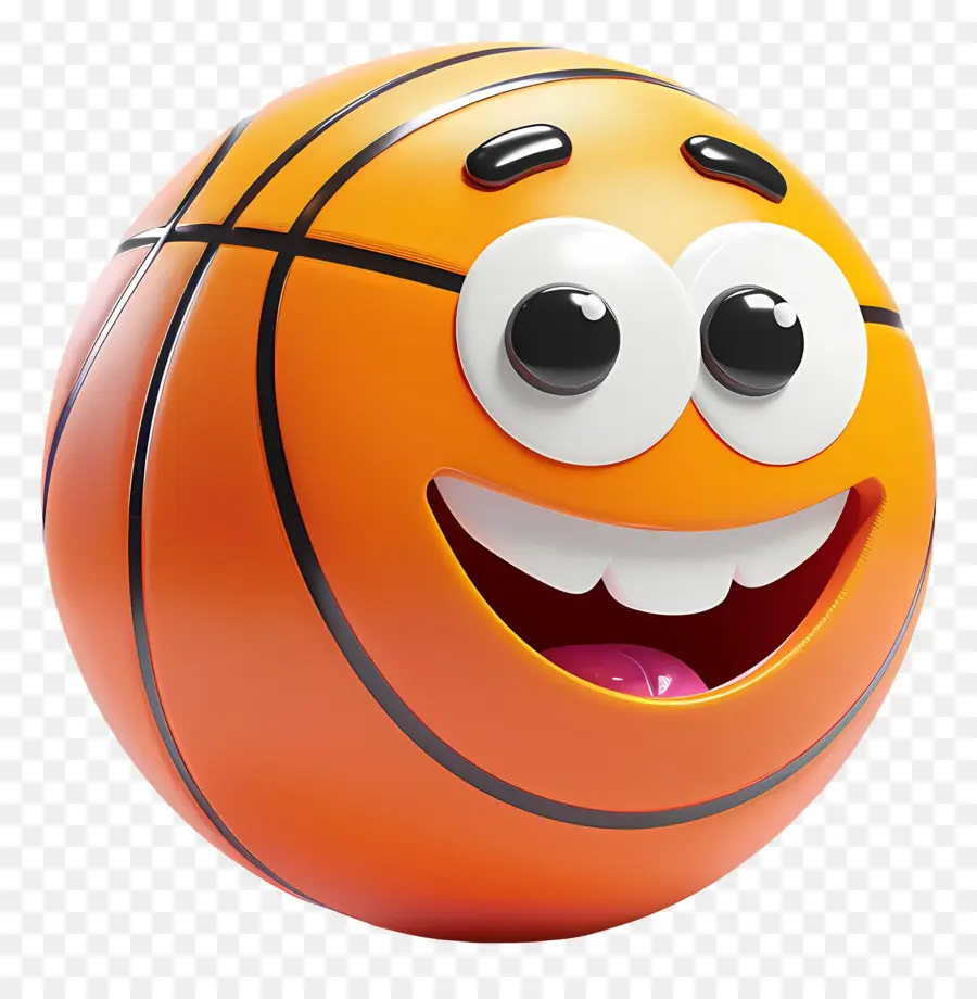 3d Cartoon Ball，Баскетбол PNG