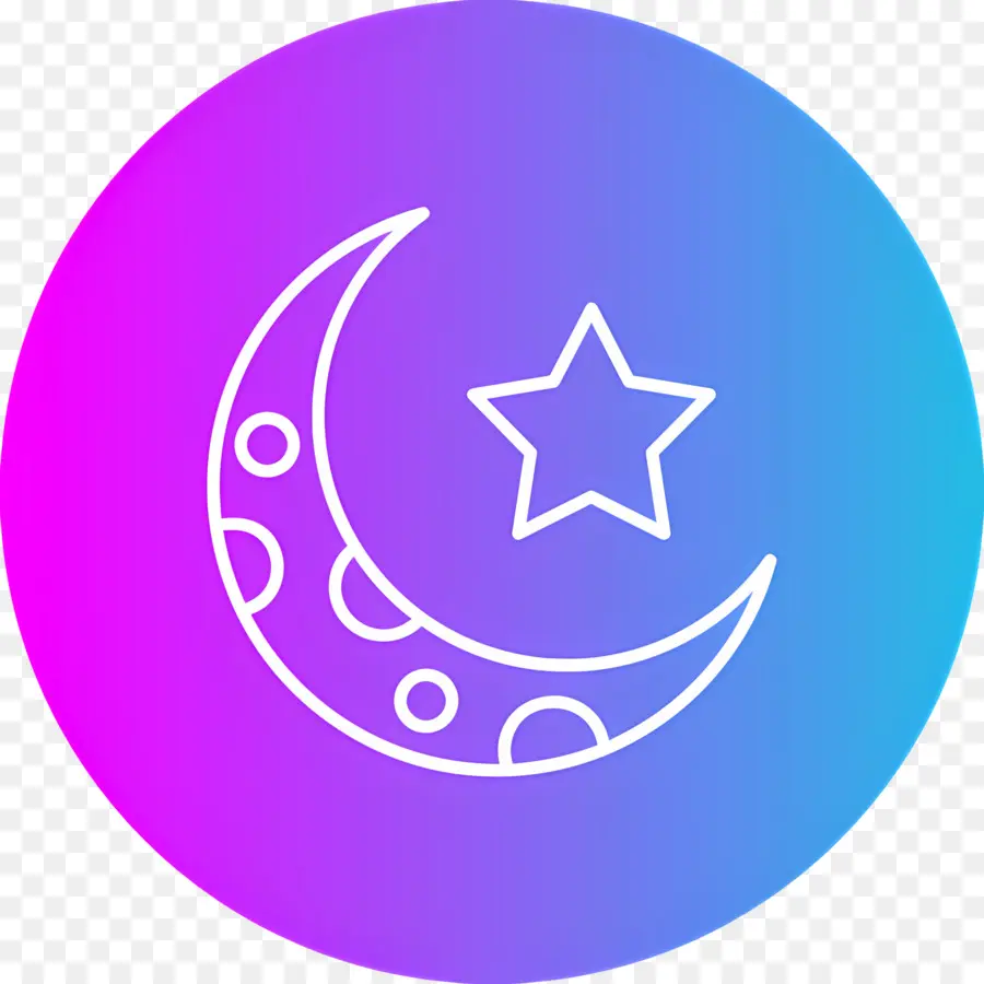 Звезда и полумесяц，Crescent Moon PNG
