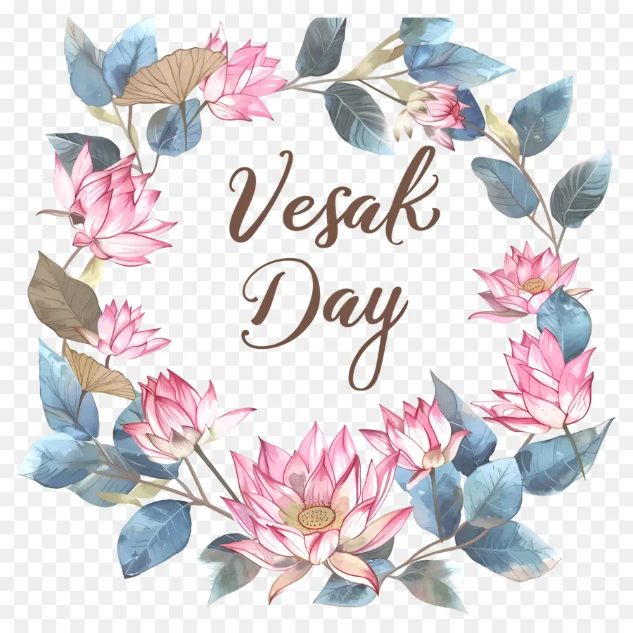 день Весак，Цветок Лотоса PNG
