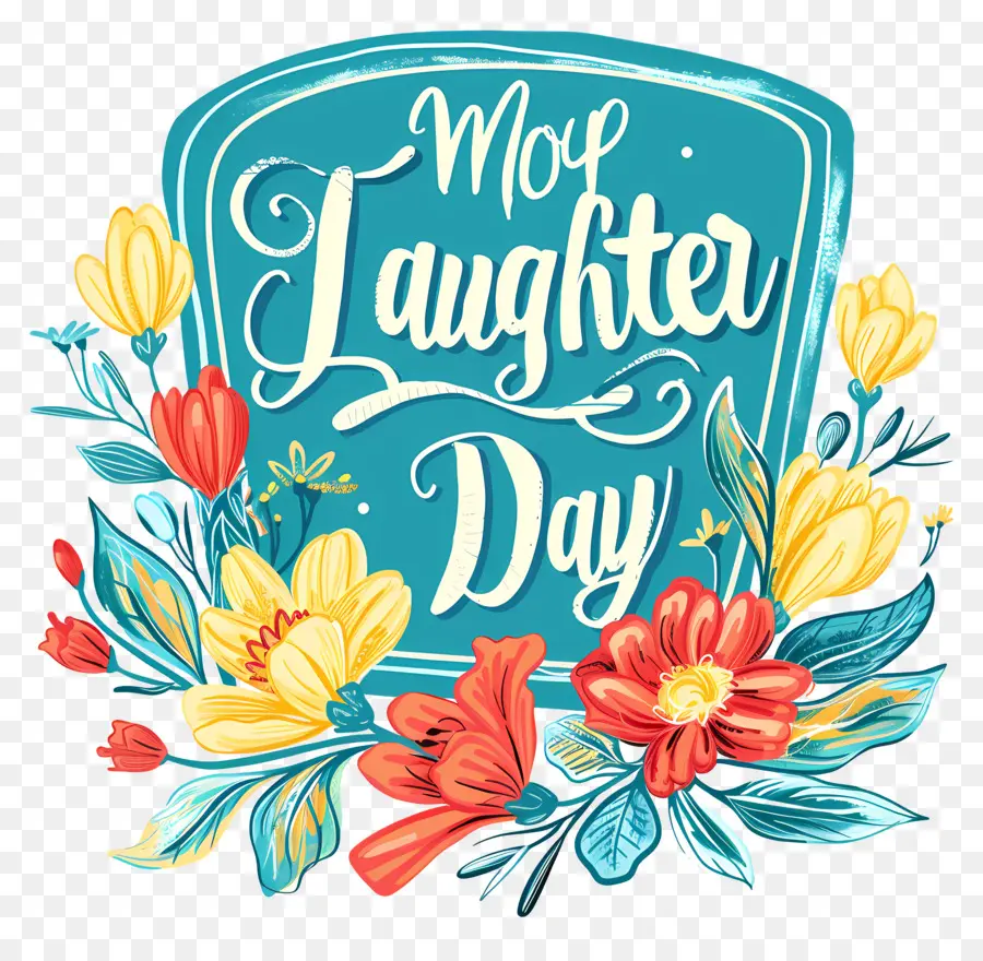 Всемирный День Смеха，цветочные узоры PNG