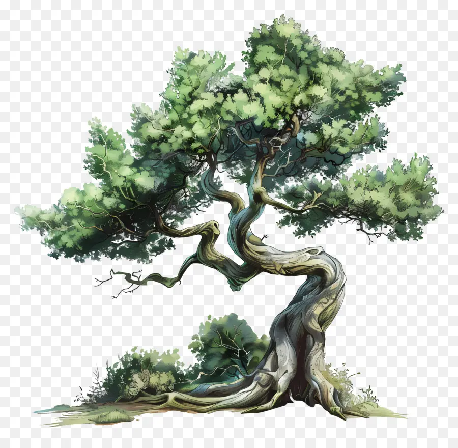 Дерево можжевельника，бонсай дерево PNG