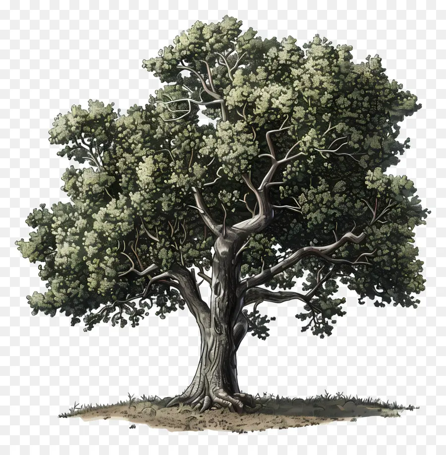 Гикори дерево，Oak Tree PNG