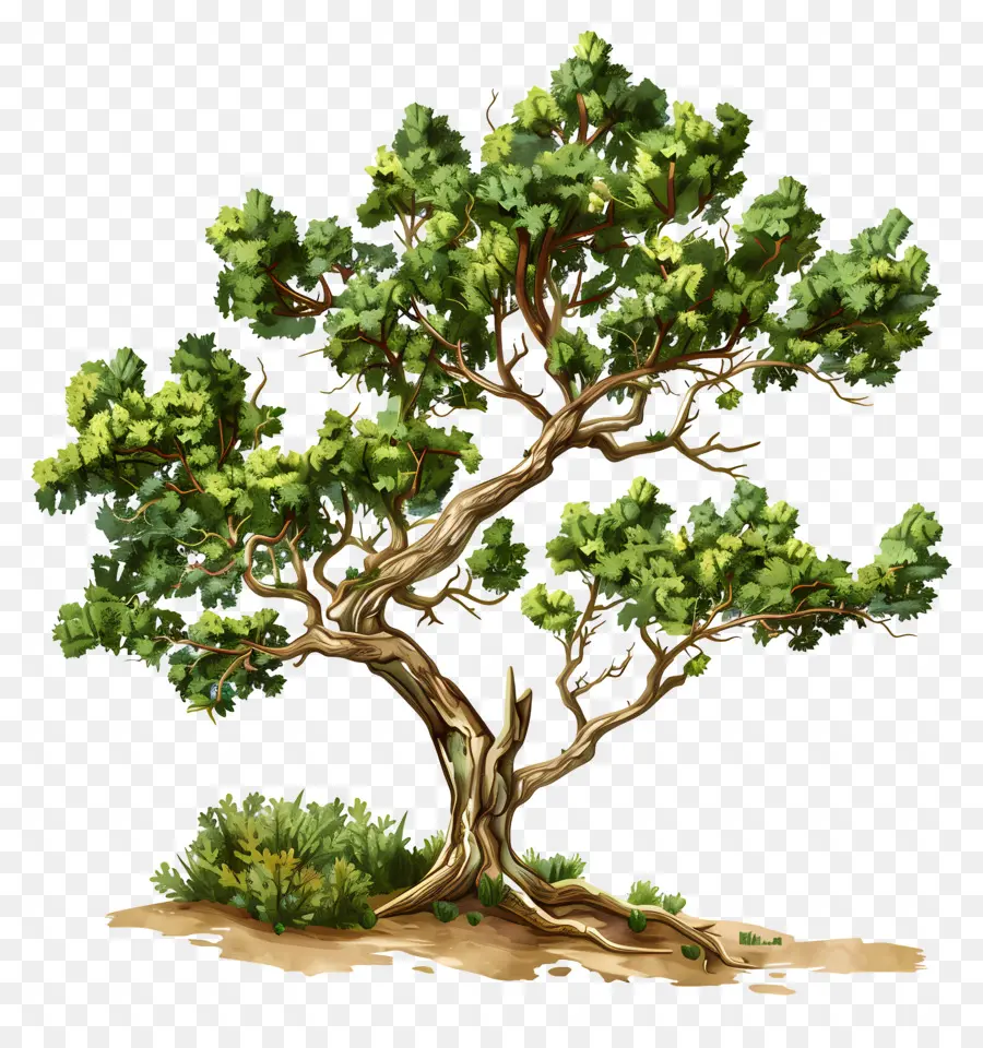 Дерево можжевельника，зеленое дерево PNG