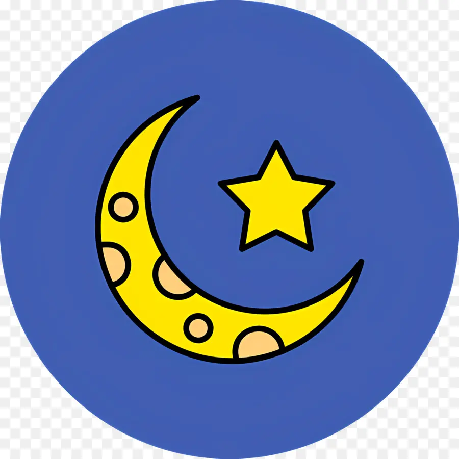 Звезда и полумесяц，Crescent Moon PNG