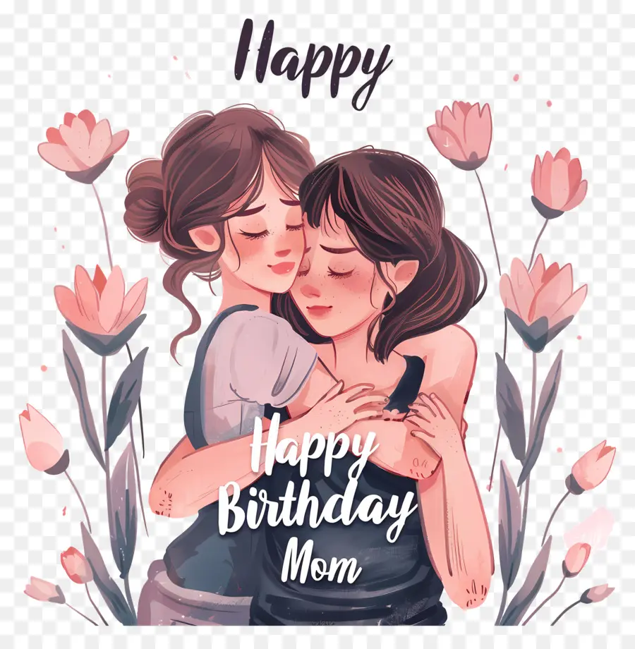 счастливые мамы день рождения，Мать PNG