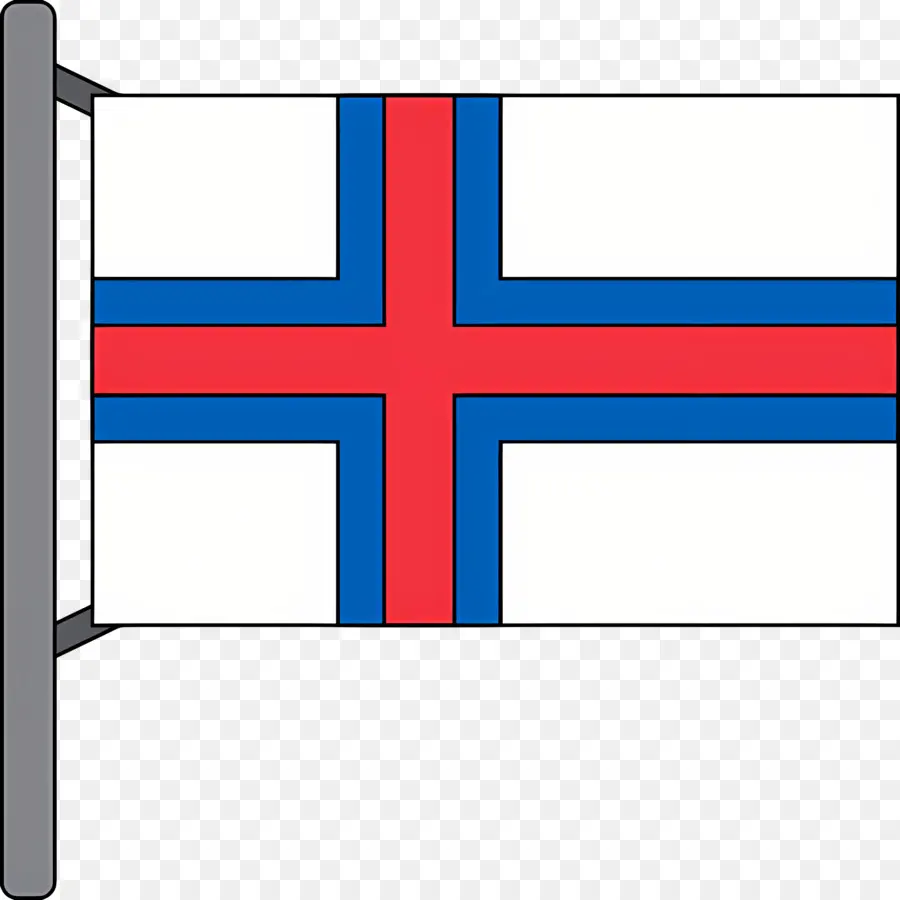 Флаг Фарерских островов，флаг PNG