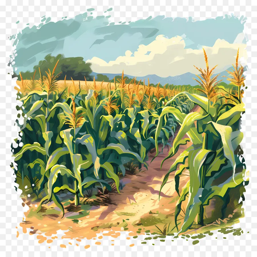 кукурузные поля，кукурузное поле PNG