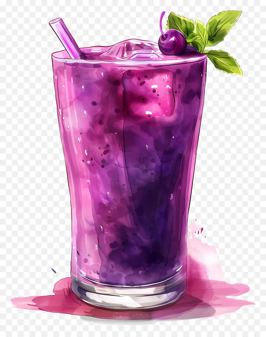 Солкадхи напиток，фиолетовый смузи PNG