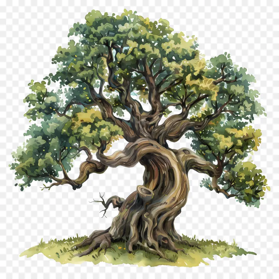 Oak Tree，в возрасте PNG