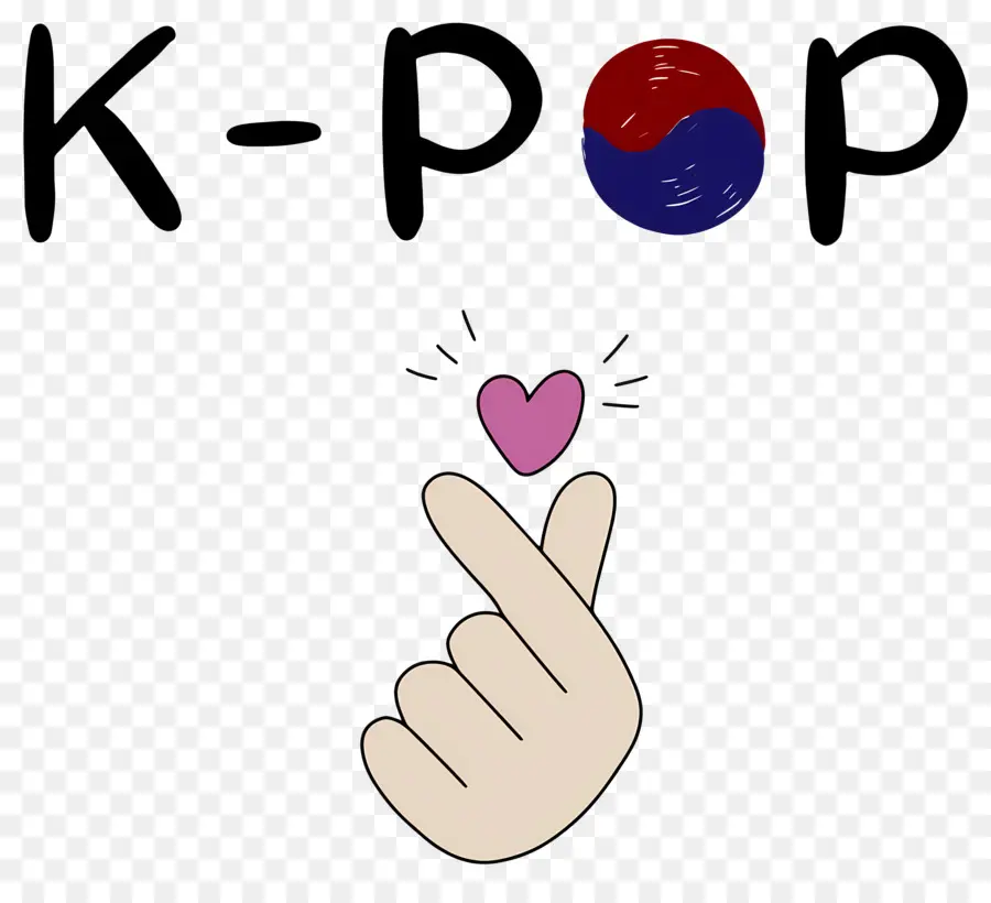 Kpop，я люблю к поп PNG