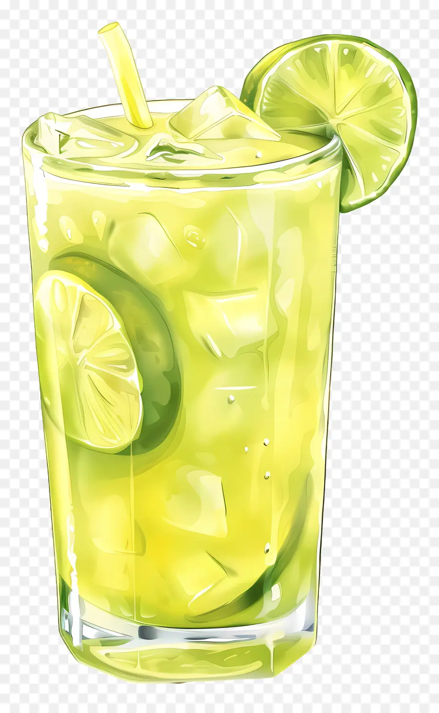 Лимонад напиток，Желтый напиток PNG