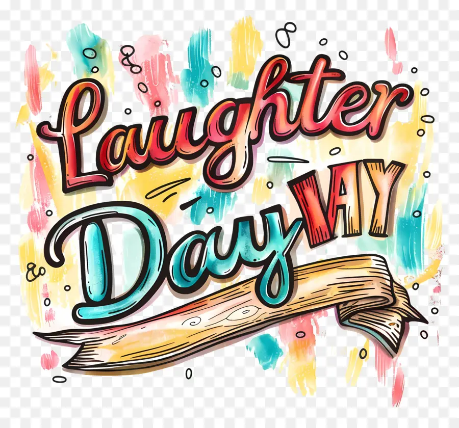 Всемирный День Смеха，Нарисованная рука PNG