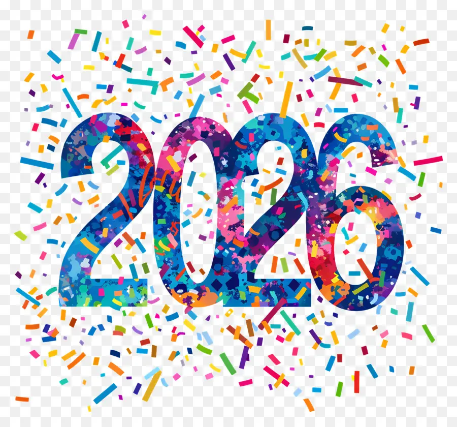 Новый год 2026，Новое десятилетие PNG